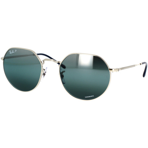 Zegarki & Biżuteria  okulary przeciwsłoneczne Ray-ban Occhiali da Sole  Jack RB3565 9242G6 Polarizzati Srebrny