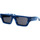 Zegarki & Biżuteria  okulary przeciwsłoneczne Leziff Occhiali da Sole  Miami M4939 C07 Marmo Blu Niebieski