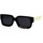 Zegarki & Biżuteria  okulary przeciwsłoneczne Leziff Occhiali da Sole  Valencia M4554 C06 Nero Bianco Biały