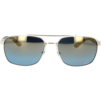 Zegarki & Biżuteria  okulary przeciwsłoneczne Ray-ban Occhiali da Sole  RB3701 003/J0 Polarizzati Srebrny