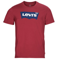 tekstylia Męskie T-shirty z krótkim rękawem Levi's GRAPHIC CREWNECK TEE Bordeaux