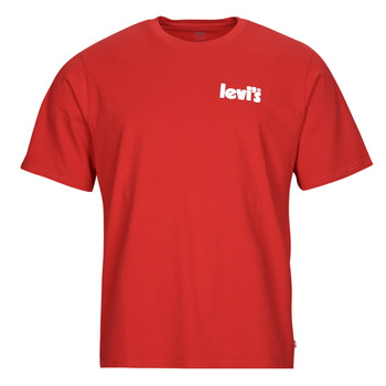 tekstylia Męskie T-shirty z krótkim rękawem Levi's SS RELAXED FIT TEE Czerwony