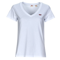 tekstylia Damskie T-shirty z krótkim rękawem Levi's PERFECT VNECK Biały