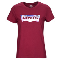 tekstylia Damskie T-shirty z krótkim rękawem Levi's THE PERFECT TEE Bordeaux