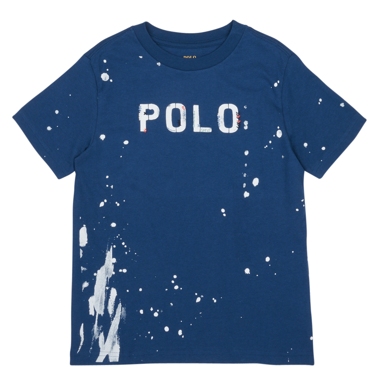 tekstylia Chłopiec T-shirty z krótkim rękawem Polo Ralph Lauren GRAPHIC TEE2-KNIT SHIRTS-T-SHIRT Marine