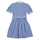 tekstylia Dziewczynka Sukienki krótkie Polo Ralph Lauren MAGALIE DRS-DRESSES-DAY DRESS Niebieski / Biały