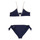 tekstylia Dziewczynka Kostiumy / Szorty kąpielowe Polo Ralph Lauren NAUTICAL 2PC-SWIMWEAR-2 PC SWIM Marine / Biały