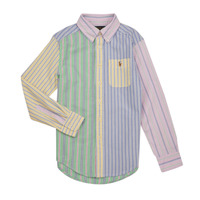 tekstylia Chłopiec Koszule z długim rękawem Polo Ralph Lauren CLBDPPC-SHIRTS-SPORT SHIRT Wielokolorowy