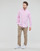 tekstylia Męskie Koszule z długim rękawem Polo Ralph Lauren CHEMISE COUPE DROITE EN OXFORD Różowy / Biały