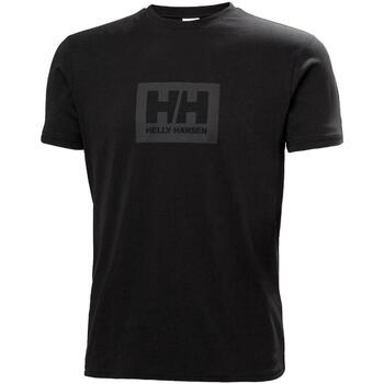 tekstylia Męskie T-shirty z krótkim rękawem Helly Hansen  Czarny