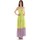 tekstylia Damskie Sukienki długie Sfizio 22FE6639CREPONNE Zielony