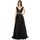 tekstylia Damskie Sukienki długie Impero Couture AR160111 Czarny