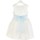 tekstylia Dziewczynka Sukienki długie Bella Brilli BB602233 Biały
