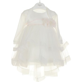 tekstylia Damskie Sukienki długie Bella Brilli BB602265 Biały