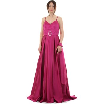 tekstylia Damskie Sukienki długie Impero Couture BE16233 Fioletowy