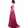 tekstylia Damskie Sukienki długie Impero Couture BE16233 Fioletowy