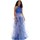 tekstylia Damskie Sukienki długie Impero Couture BU25207-3 Niebieski