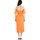 tekstylia Damskie Sukienki długie Yes Zee A431-EK00 Pomarańczowy