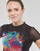 tekstylia Damskie T-shirty z krótkim rękawem Desigual TS_TULIP Czarny / Wielokolorowy