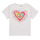 tekstylia Dziewczynka T-shirty z krótkim rękawem Desigual TS_HEART Biały / Wielokolorowy
