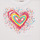 tekstylia Dziewczynka T-shirty z krótkim rękawem Desigual TS_HEART Biały / Wielokolorowy