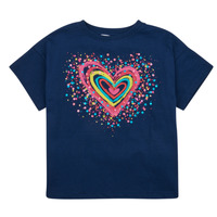 tekstylia Dziewczynka T-shirty z krótkim rękawem Desigual TS_HEART Marine