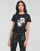 tekstylia Damskie T-shirty z krótkim rękawem Karl Lagerfeld IKONIK 2.0 T-SHIRT Czarny