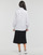 tekstylia Damskie Koszule Karl Lagerfeld BIB SHIRT W/ MONOGRAM NECKTIE Biały