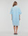 tekstylia Damskie Sukienki krótkie Karl Lagerfeld BRODERIE ANGLAISE SHIRTDRESS Niebieski / Ciel