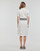tekstylia Damskie Sukienki krótkie Karl Lagerfeld PIQUE POLO DRESS Biały / Czarny