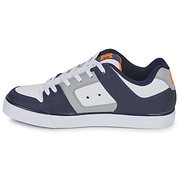 DC Shoes PURE Szary / Biały / Pomarańczowy
