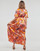 tekstylia Damskie Sukienki długie Betty London ANYA Pomarańczowy
