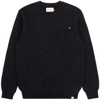 tekstylia Męskie Bluzy Revolution Regular Crewneck Sweatshirt 2731 - Black Czarny