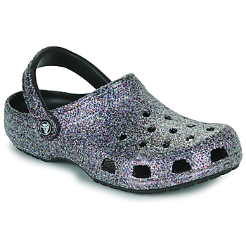 Buty Damskie Chodaki Crocs Classic Glitter Clog Czarny / Glitter