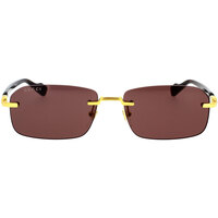Zegarki & Biżuteria  Męskie okulary przeciwsłoneczne Gucci Occhiali da Sole  GG1221S 002 Złoty