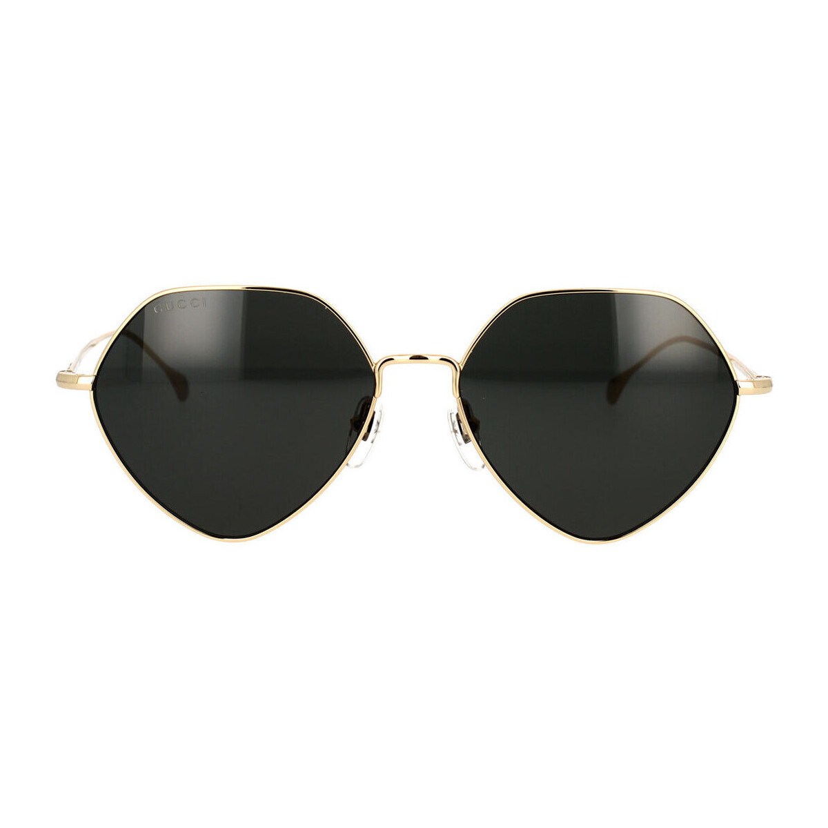Zegarki & Biżuteria  Damskie okulary przeciwsłoneczne Gucci Occhiali da Sole  GG1182S 001 Złoty