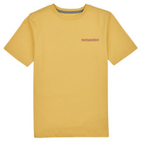 tekstylia Dziecko T-shirty z krótkim rękawem Patagonia K's Regenerative Organic Certified Cotton Graphic T-Shirt Żółty