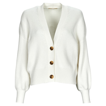 tekstylia Damskie Swetry rozpinane / Kardigany Esprit cardigan Biały