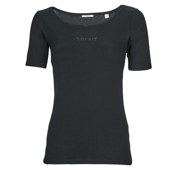 tekstylia Damskie T-shirty z krótkim rękawem Esprit tshirt sl Czarny
