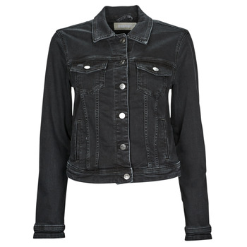 tekstylia Damskie Kurtki jeansowe Esprit DENim jacket Czarny