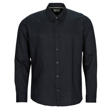 tekstylia Męskie Koszule z długim rękawem Esprit N Linen SH Czarny