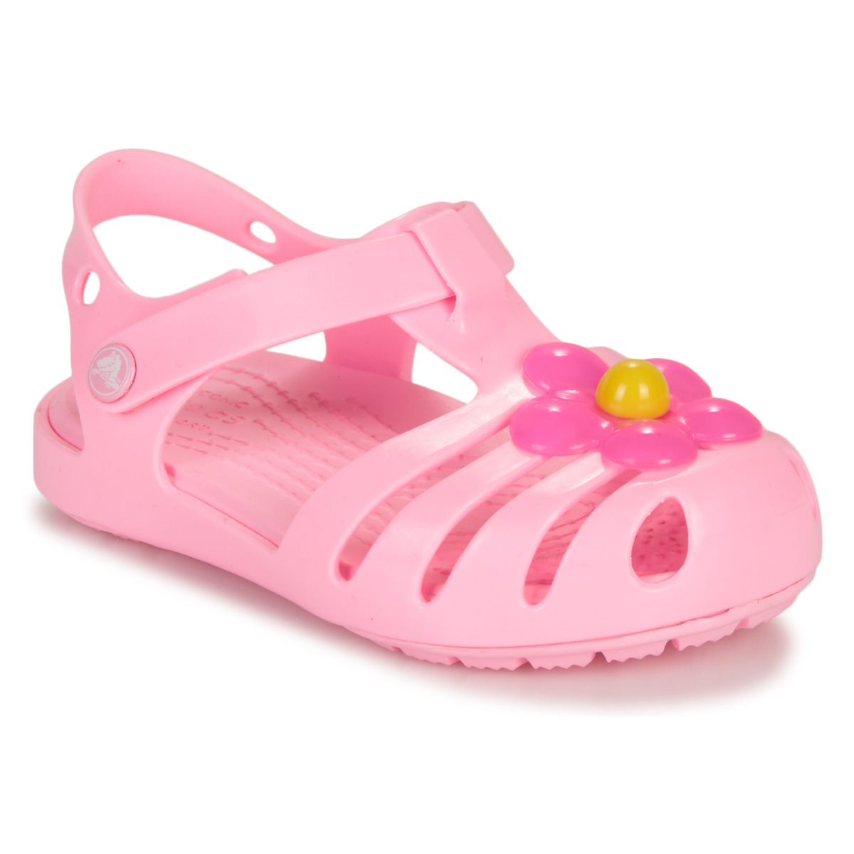 Buty Dziewczynka Sandały Crocs Isabella Charm Sandal T Różowy