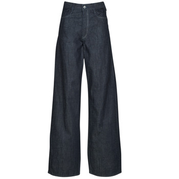 tekstylia Damskie Jeans flare / rozszerzane  G-Star Raw stray ultra high straight Niebieski
