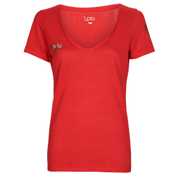 tekstylia Damskie T-shirty z krótkim rękawem Les Petites Bombes BRUNILDE Czerwony