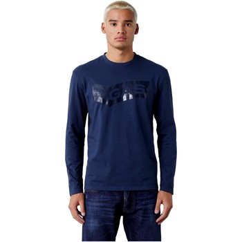 tekstylia Męskie T-shirty z długim rękawem Gas CAMISETA   HOMBRE A3783 Niebieski