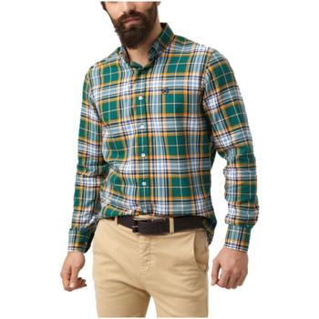 tekstylia Męskie Koszule z długim rękawem Altonadock  Zielony