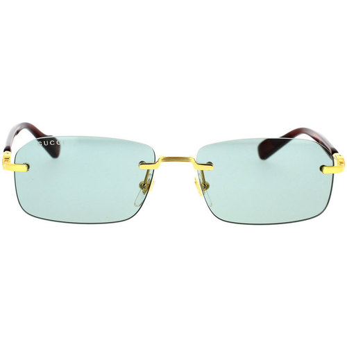 Zegarki & Biżuteria  Męskie okulary przeciwsłoneczne Gucci Occhiali da Sole  GG1221S 003 Złoty