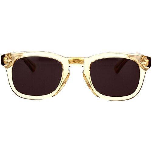 Zegarki & Biżuteria  okulary przeciwsłoneczne Gucci Occhiali da Sole  GG0182S 006 Brązowy
