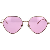 Zegarki & Biżuteria  Damskie okulary przeciwsłoneczne Gucci Occhiali da Sole  GG1182S 004 Złoty