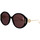 Zegarki & Biżuteria  Damskie okulary przeciwsłoneczne Gucci Occhiali da Sole  GG1202S 001 Czarny